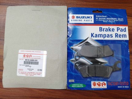 Suzuki GSX-R Front Brake Pad Set 59100-34880-000, Brake Pad Kampas Rem, Factory-Tested Made In India, Bekasi - Indonesia, Brake Front Pad Set Suzuki GSX-R 