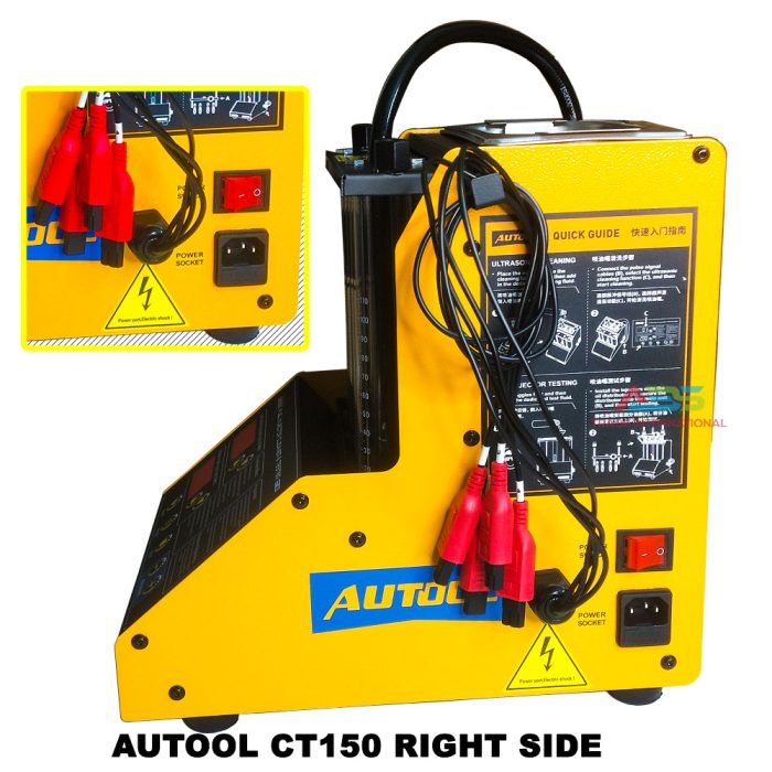 Right-side perspective of the AUTOOL CT150 highlighting its compact and portable design