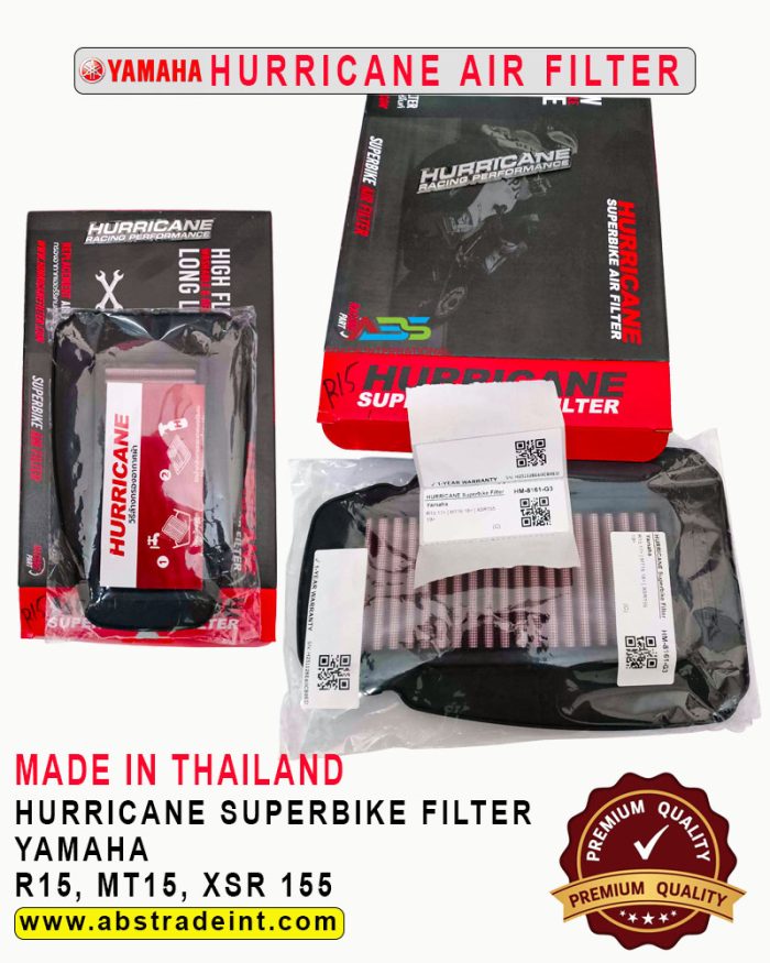 hurricane superbike air filter r15