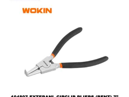 104807 External Circlip Pliers (Bent) 7"