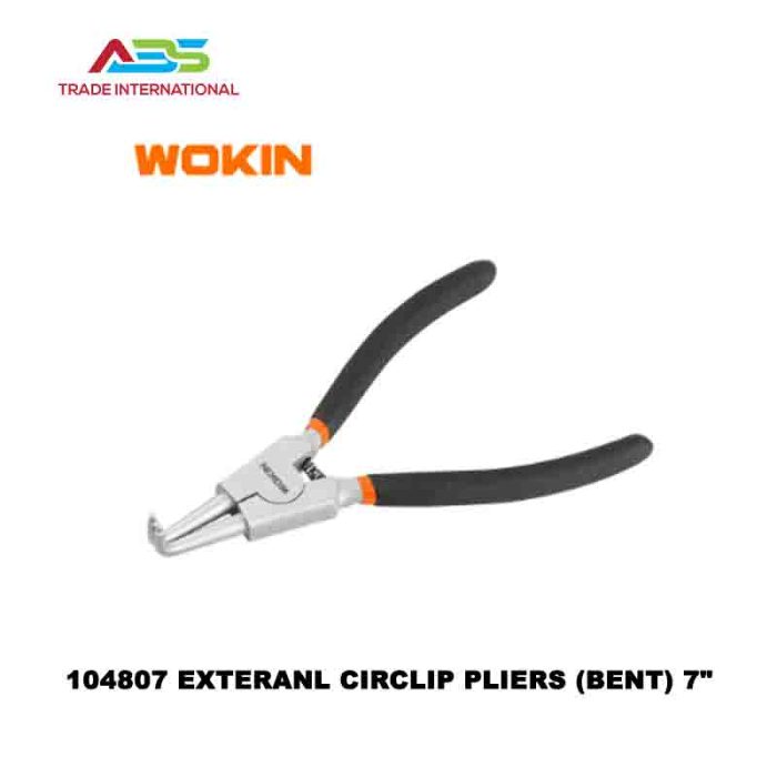 104807 External Circlip Pliers (Bent) 7"