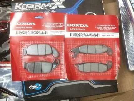 "Honda CBR Rear Brake Pad - Durable and high-performance brake pad crafted in Indonesia."