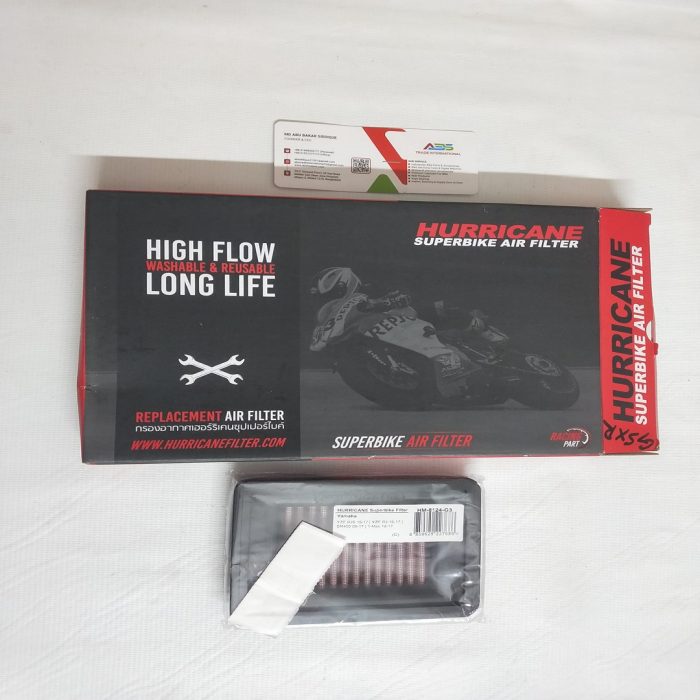 "Hurricane Air Filter for Suzuki GSX-R, designed for optimal engine performance and advanced filtration."