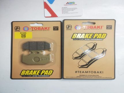 "Tobaki Brake Pad for Yamaha R15-V3 Rear – high-performance braking solution."