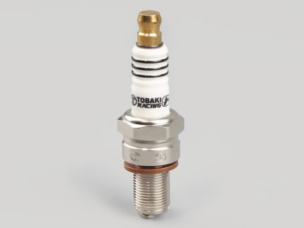 "Tobaki Racing Single Iridium Spark Plug available in various sizes for high-performance motorcycles."