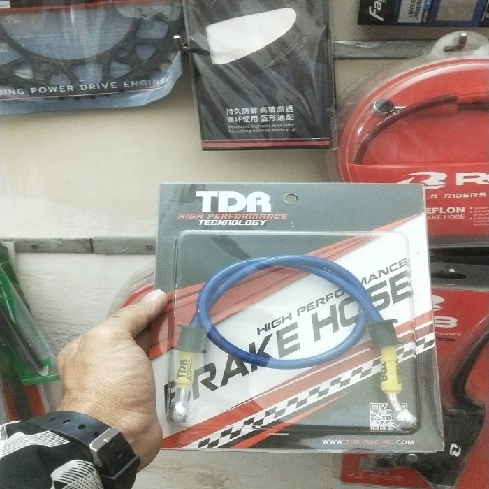 "TDR Brake Hose Pipe 35 Inch – durable and high-performance hydraulic line for motorcycles."