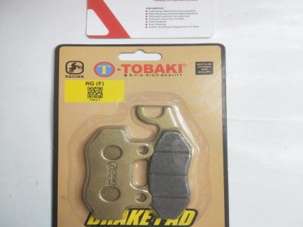 "Tobaki Front Brake Pad for RTR, GPX, and Chainis motorcycles – high-quality and durable performance."