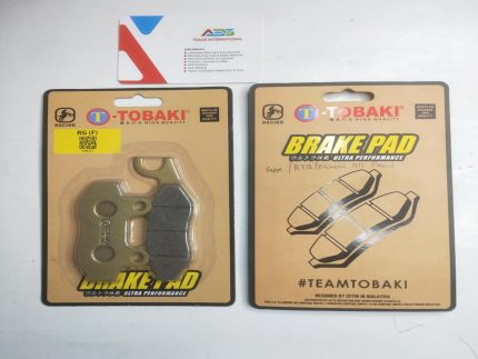 "Tobaki Front Brake Pad for RTR, GPX, and Chainis motorcycles – high-quality and durable performance."