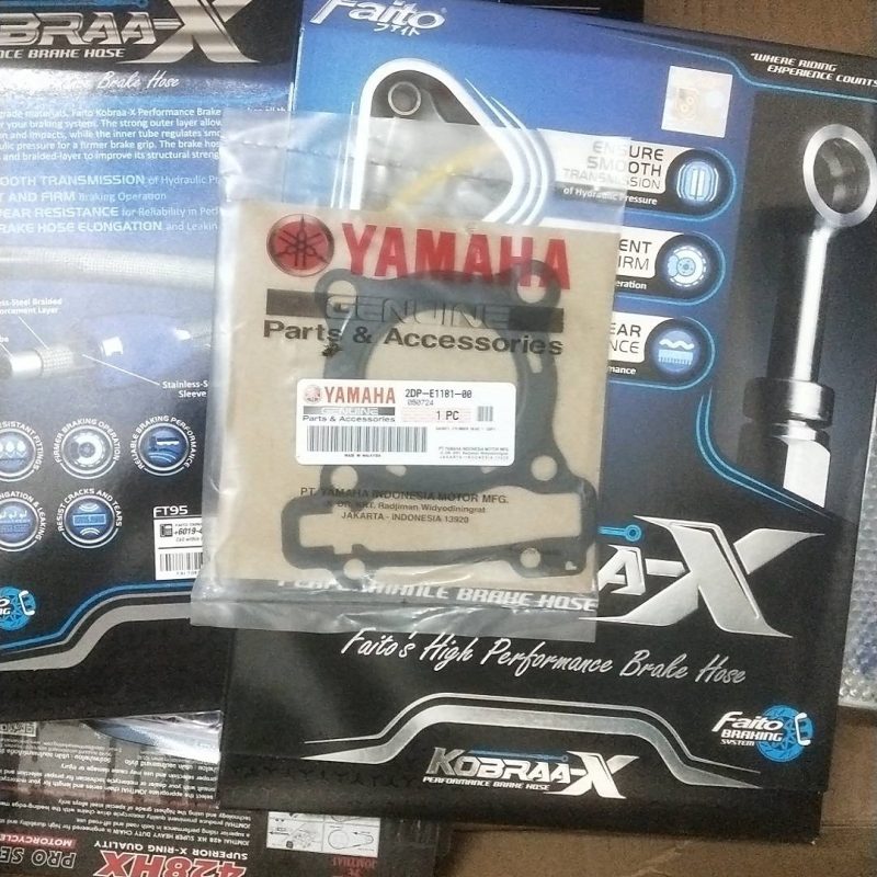 "Yamaha R15 V3 Head Gasket - High-quality replacement part made in Indonesia."