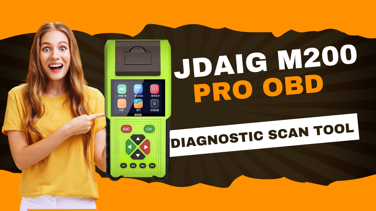 JDiag M200 Pro OBD Scanner – Advanced Diagnostic Tool for Cars with Real-Time Data and Fault Code Analysis