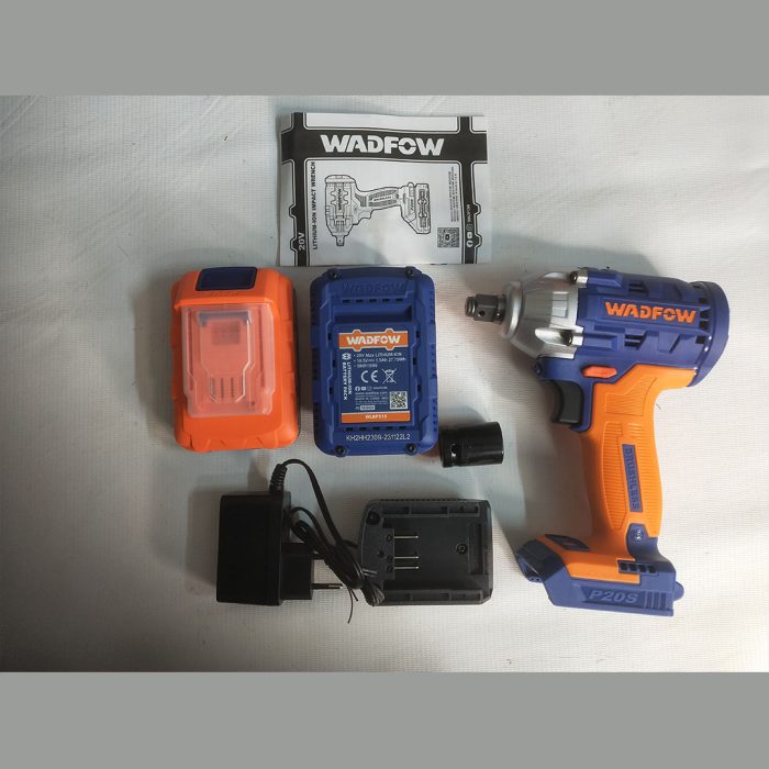 "Wadfow 20V Lithium-Ion Impact Wrench – High Torque Power Tool"